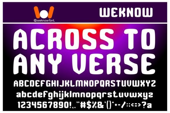 Across to Any Verse: A Font That Bridges Style and Substance