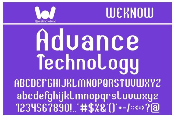 Advance Technology: The Bold Font Shaping Modern Brands