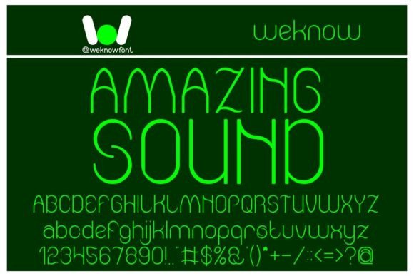 Amazing Sound: A Typeface That Makes Your Brand Visible