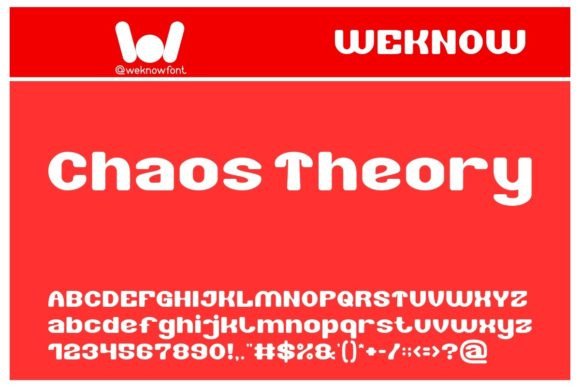 Chaos Theory: A Display Font for Bold Visual Statements