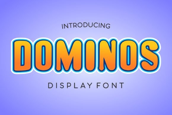 Dominos: The All-Caps Typeface for Bold, Playful Branding