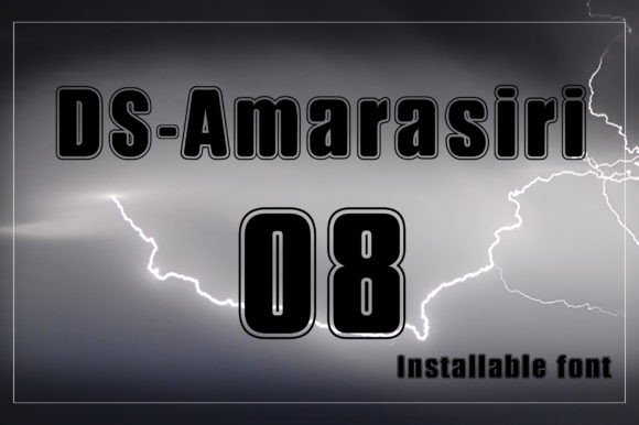 DS-Amarasiri: The Typeface That Captures Athletic Spirit