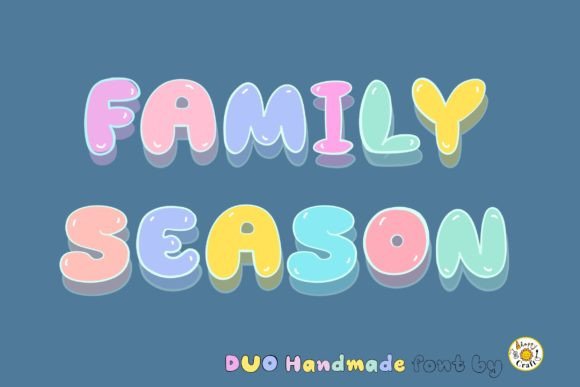 Family Season: A Playful Typeface for Joyful Branding