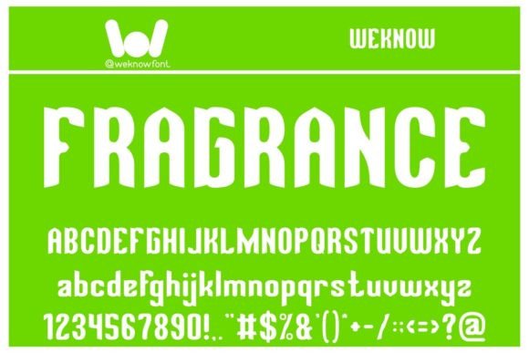 Fragrance: A Display Font That Captures Elegance and Edge
