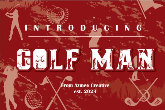 Golf Man: A Display Font That Brings Playful Energy to Modern Design
