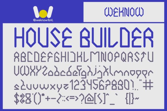 House Builder: A Font That Builds Bold Visual Identities