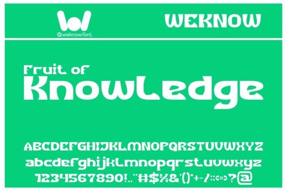 Knowledge: A Font That Commands Attention for Creative Brands
