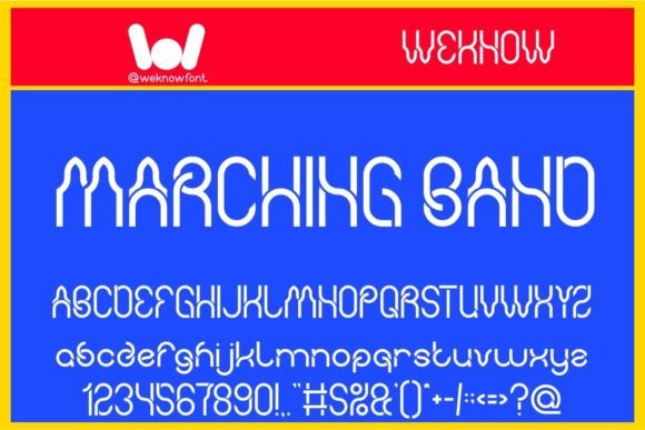 Marching Band: The Techno-Sci-Fi Font for Bold Visual Identity