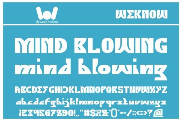 Mind Blowing: A Display Font for Modern Tech and Creative Projects