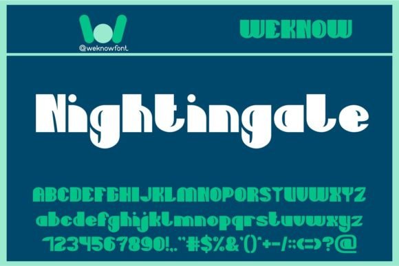 Nightingale: The Display Font for Bold, Modern Branding
