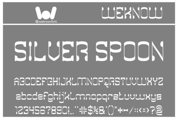 Silver Spoon: The Display Font for Bold Brand Statements