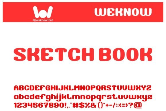 Sketch Book: A Display Font with a Handcrafted Edge