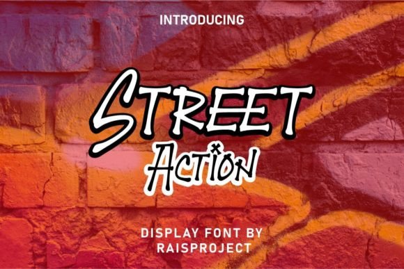 Street Action: The Graffiti Font That Gets Your Brand Noticed