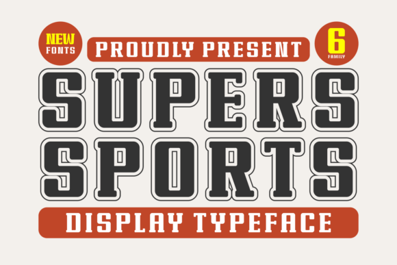 Supers Sports: The Bold Typeface for High-Impact Branding