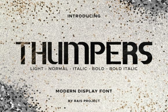 Thumpers: A Bold Typeface for Modern Branding