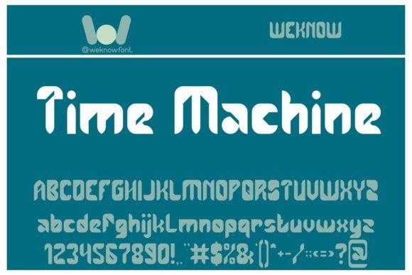 Time Machine Font: A Typeface for Tomorrow's Designs